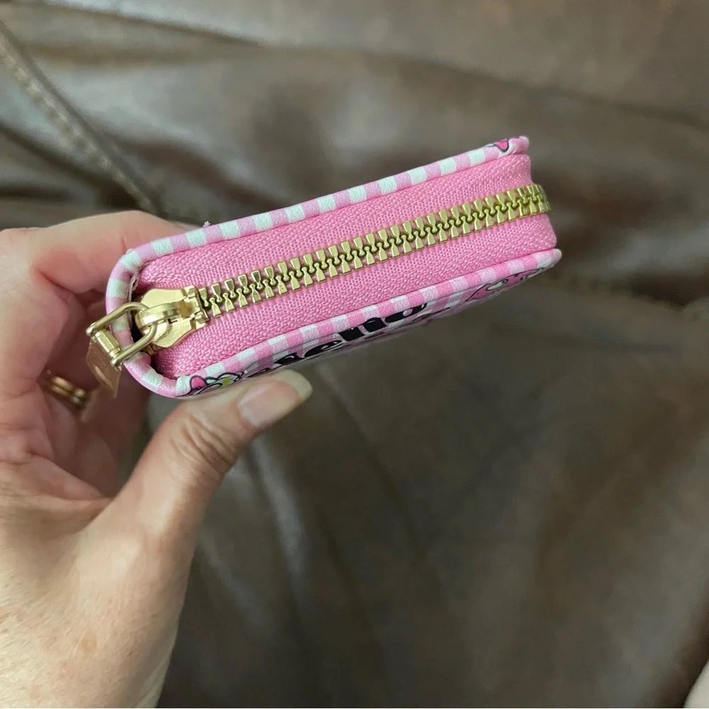 Hello Kitty fashion Wallet coin card round zip wallet Bag Cartoon Cat Cute New